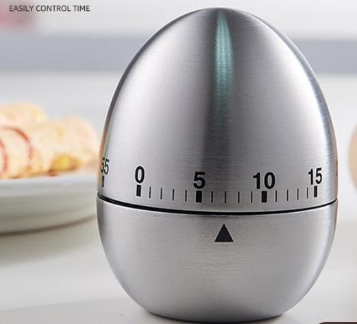 60-minutters eggtimer kjøkken bakeverktøy husholdningstimer eggkoker rustfritt stål