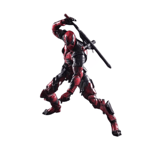 Hvit versjon; maskert antihelt actionfigur, 26 cm samlerstatue, bursdagsgave til fans