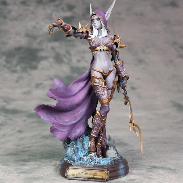 Med æske; 15 cm skygge dronning actionfigur, fantasy spil hersker model, håndlavet samlerobjekt til børn