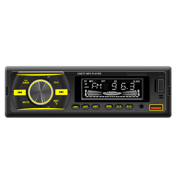 Universal bil MP3-spelare plug-in-kort Bluetooth-positionering hitta bil inspelning bil U-disk förstärkare radio