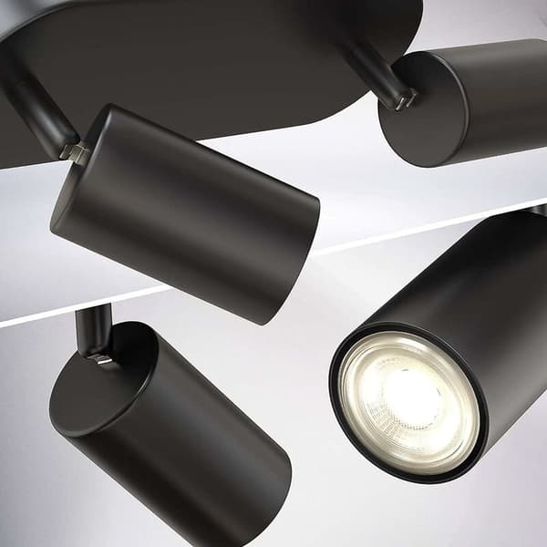 Takspotlight, Innendørs spotlight, Svingbar, Justerbar, Sort-matt 20W