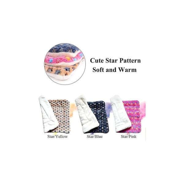 Stjernemønstret kæledyrsplaid, flannel, pink, varm