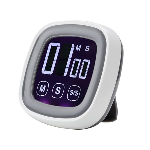 Stopur Elektronisk Køkken Timer Touch Screen Timer Påmindelse Nedtællingsur Touch Screen Timer med Stopur