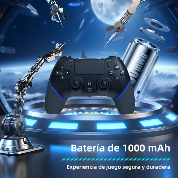 Vit Bluetooth Fjärrkontroll Gamepad, Kompatibel med Android 3D VR Glasögon E Box, Trådlös Uppgraderad