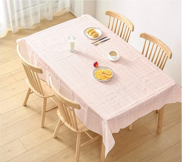 Plastduk Rektangulär Vattentät Lätt Att Rengöra för Kök Picknick