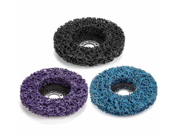 Én-delt diamantskive, rustfrit stålmetalskive, diameter 125 mm ekstra stor til fjernelse af billak, plastpolering, rustfjernelse (blå)