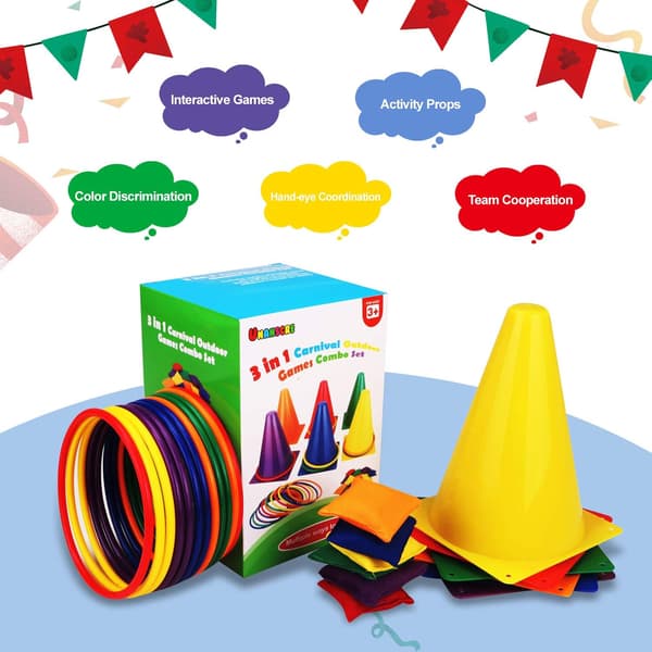 Carnival Ulkopeli Set, 31 osaa, 23cm renkaat