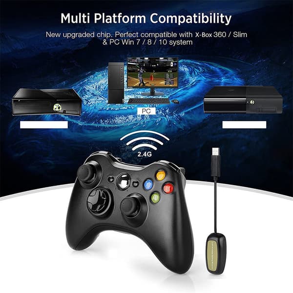 176mm Bluetooth Spelkontroll, Hall Effect Joystick, Typ-C Trådbunden Gamepad för Android Telefon, PC och Tablet