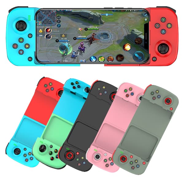 Sort og grøn trådløs spilcontroller kompatibel med Switch, Hall Joystick, bevægelsessensor, makro