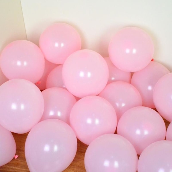 100 stykker matte balloner 5 tommer matte latexballoner Bryllupsfødselsdagsdekoration runde balloner (tilfældig farve)