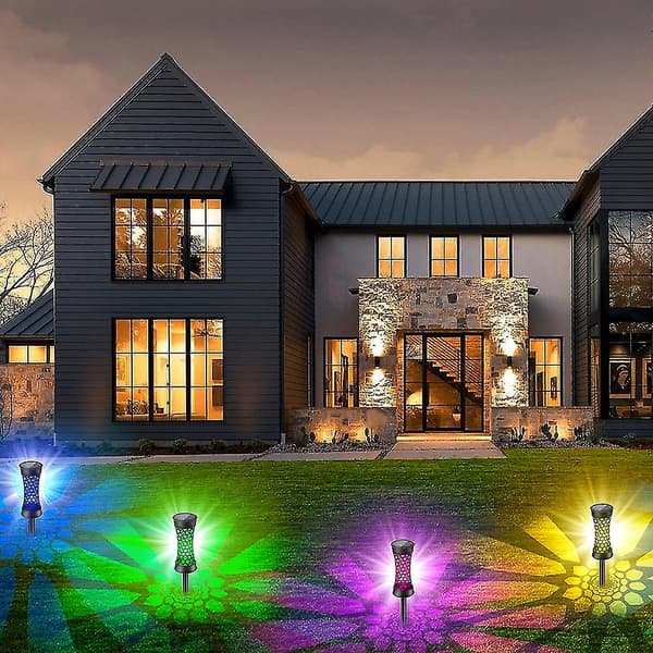 Havesolar udendørslys, farveskiftende solcellelys Colorfu