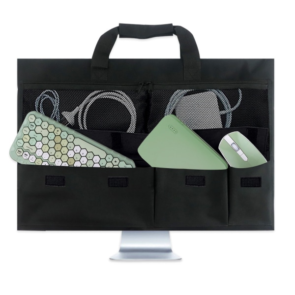Rejsetaske til 24" iMac stationær computer, beskyttende opbevaringstaske til iMac-skærm Støvdæksel med bærehåndtag til 24" iMac-skærm og
