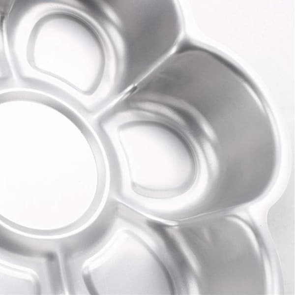 Aluminium 3D Blomsterform Kagedekorationsform Bageforme DIY Køkkenudstyr - 14895