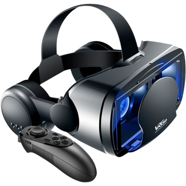 3D VR Glasögon Mobilspel Fullskärm VR Headset Viewer för 5-7" telefoner iOS  Android Support d0a6 | Fyndiq
