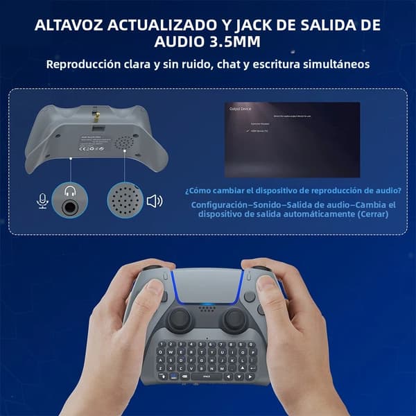 Vit Mobil Spelkontroll Expanderbar till Gamepad med Linjära Avtryckare, Kompatibel med Android/iOS/HarmonyOS