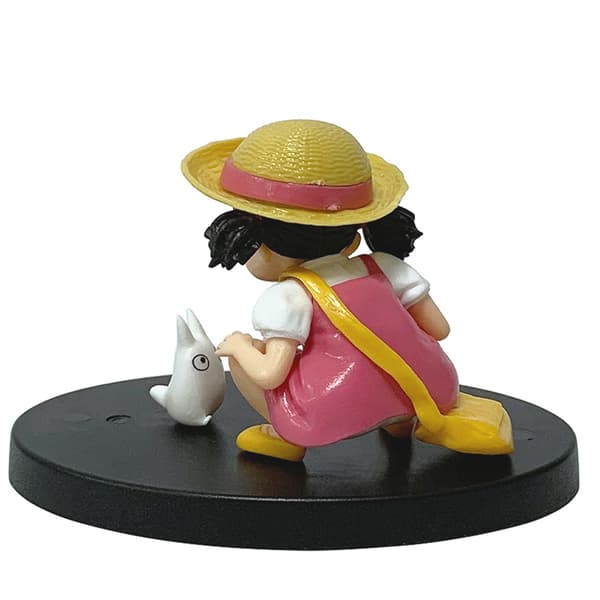 5 stk. søte skogsånd mini statuer, romdekorasjon samleobjekter, kawaii gaver til barn