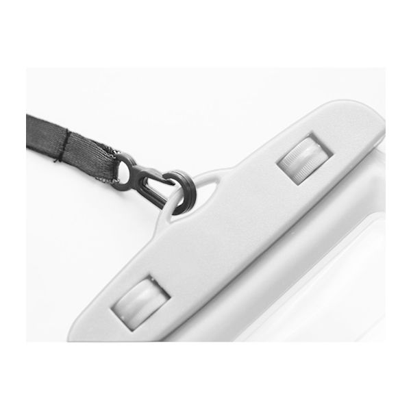 Vitt vattentätt telefonfodral White