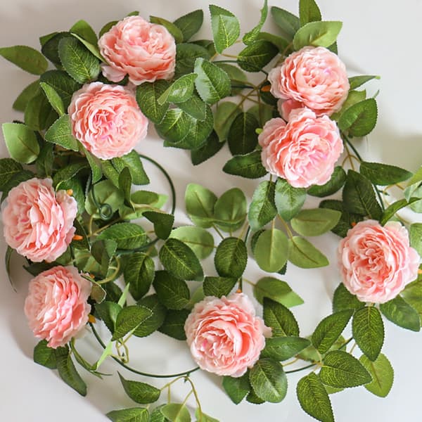 Kunstig blomsterranke, champagne, 1 stk