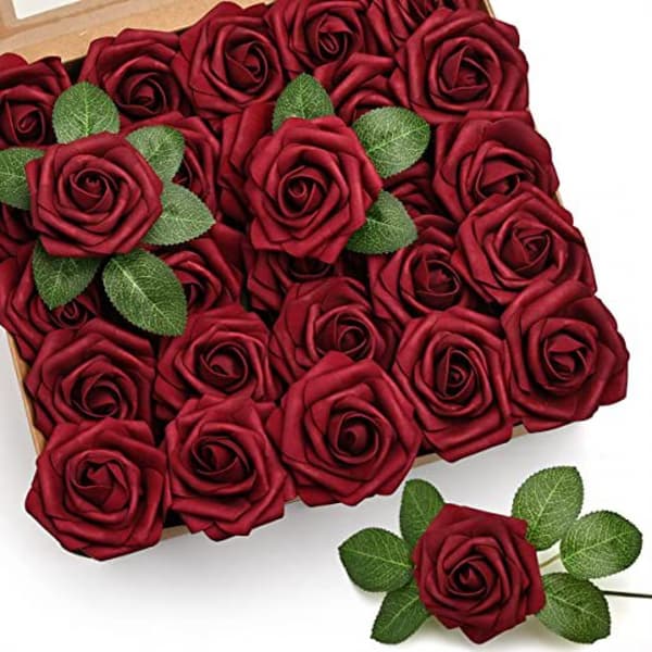 Rød rose gaveeske, 1 stk