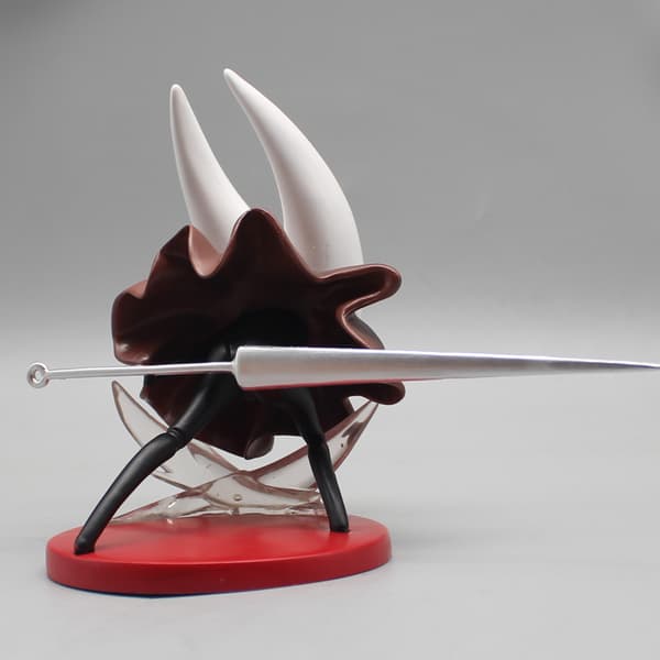 Vit variant med låda; Hollow Knight actionfigur, samlarleksaksmodell, Halloween- och julklapp