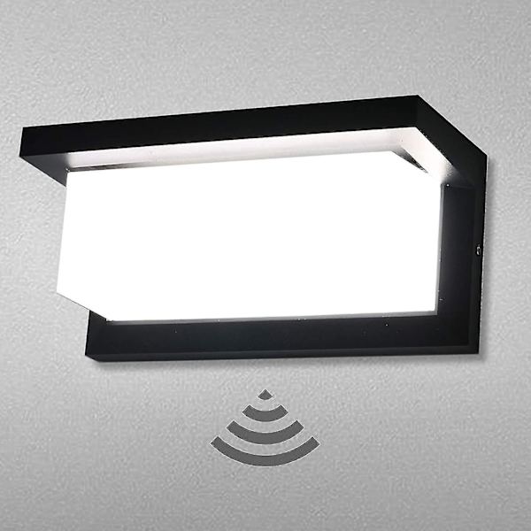 Led Væglampe Udendørs Lampe Med Bevægelsessensor Armatur Ip65 Vandtæt