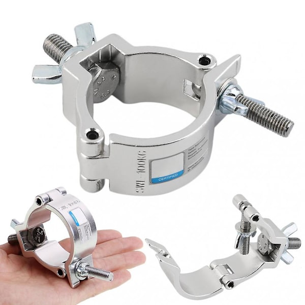 Liten storlek 48-51 mm 100 kg Suspension Tube Clamp Aluminium Truss Clamp DJ American Disco Lighting Hardware Krok Scenutrustning Fästelement