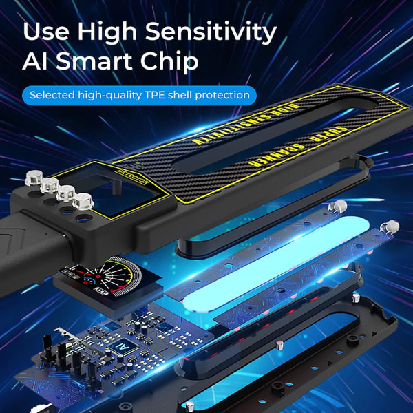 Anti-candid Kamera Håndholdt Gps Smart Detector 3d Ai Smart Detection Chip One Key Smart Detection Interferens Signal Instrument
