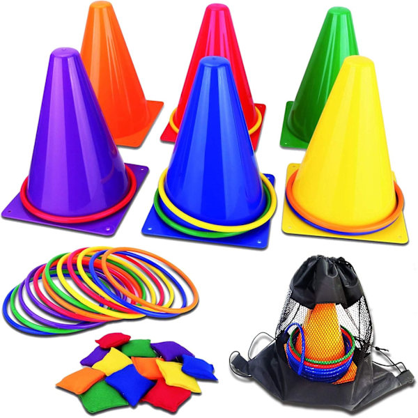 Carnival Utomhus Spelset, 31 Delar, 23cm Ringar