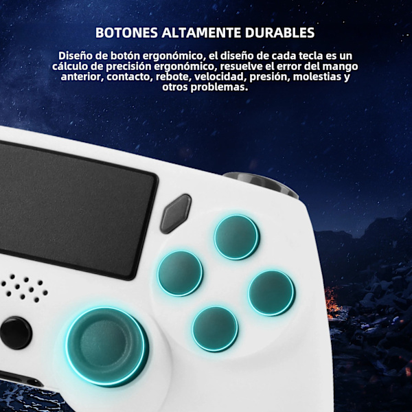 Grønn trådløs Bluetooth spillkontroller, kompatibel med PS3 og PC, Gamepad Joystick tilbehør