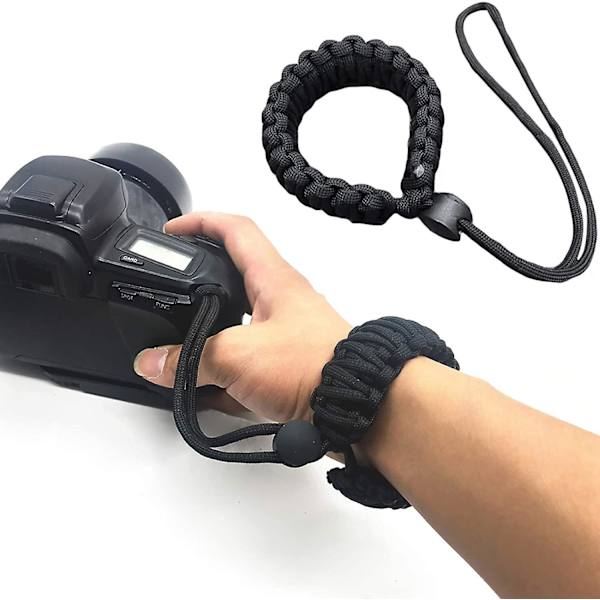 Kamerarem System Kamerastroppe - [2 stk] Kamerastroppe Nylon Paracord Håndledsrem