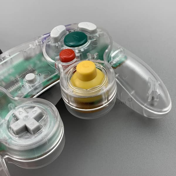 Militærgrøn trådløs controller kompatibel med PlayStation 4 med vibration og USB-kabel
