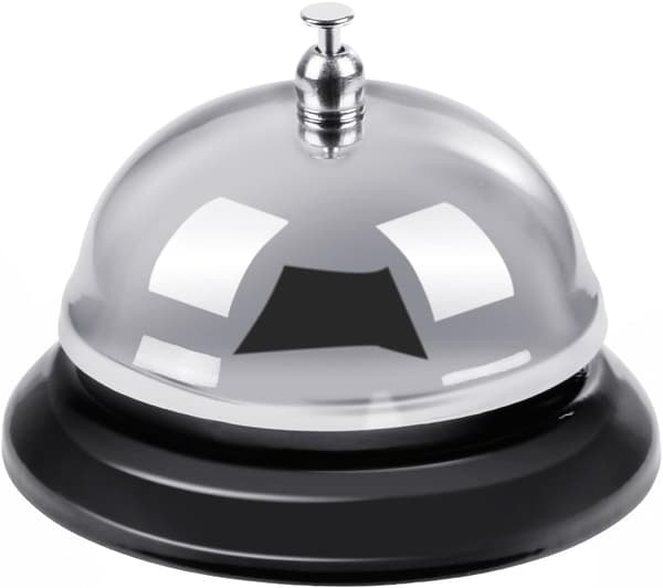 Diskklokke Serviceklokke Receptionsklokke