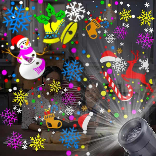 Julelaserprojektor Udendørs Lys Jule Scene Hjem Dekoration AU Plug