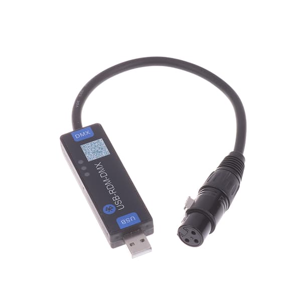 Trådløs DMX Scenelys Controller USB Fjernbetjening, Kompatibel med Android-enheder