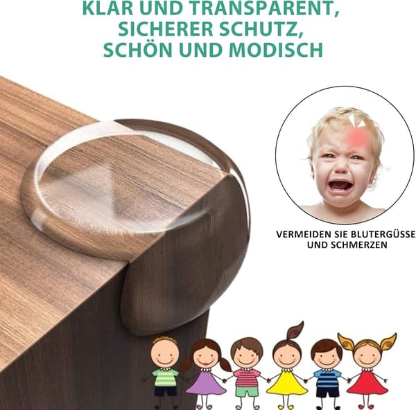Hörnskydd 12-pack Bords hörnskydd för spädbarns- och barnsäkerhet