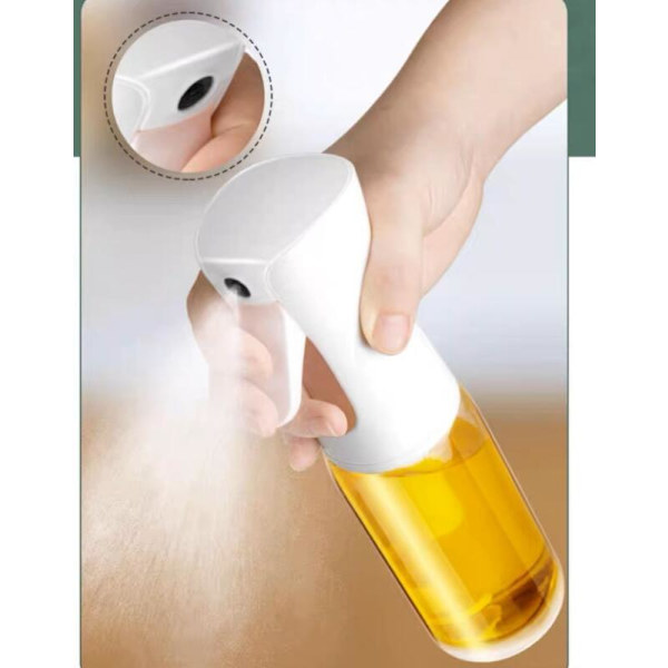 2-pak Glas Sprayflasker – 220 ml Olie- og Eddikedispenser Sæt, Sort