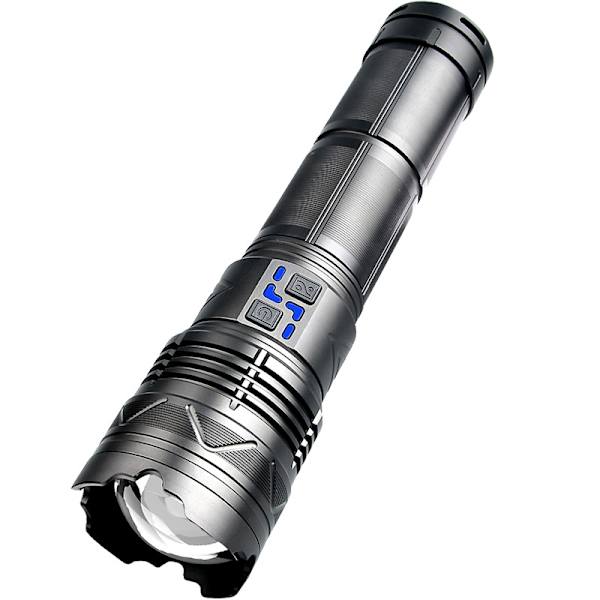 100W Ficklampa USB Laddningsbar med Inbyggt Batteri 10000Mah Nödlampa Utomhus Ficklampa