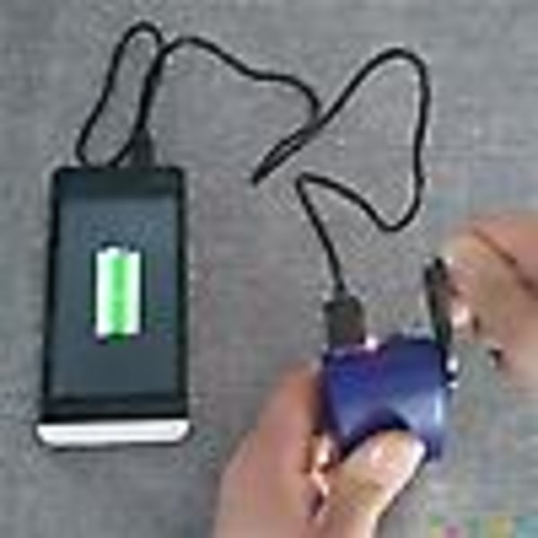 USB nödtelefon laddare utomhus handvev nödläge 5v