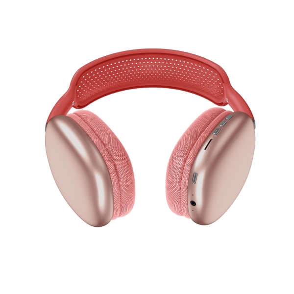 Trådløse hodetelefoner Bluetooth-hodetelefoner Hodetelefoner Bass Aktiv støydemping Red
