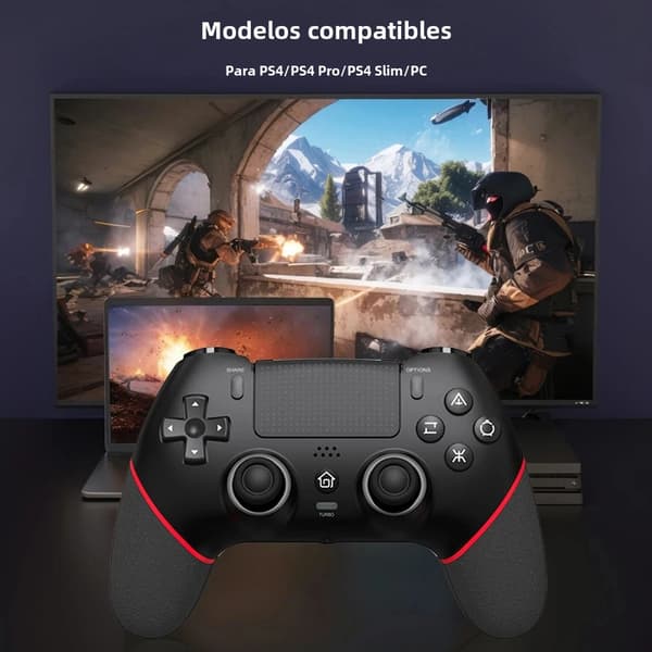 Bluetooth trådløs spillkontroller med trigger og joystick