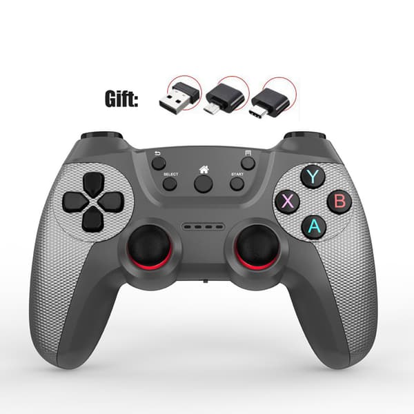 Purple 2C Ultimate Trådløs Spilcontroller, Kompatibel med PC Windows, Android, USB, Bluetooth, SteamOS