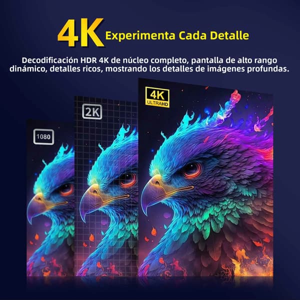 4K Ultra HD TV Stick Android Q2 RK3518 Quad Core WiFi 6 Bluetooth 5.0 2GB RAM 8GB ROM Streaming Player 8GB