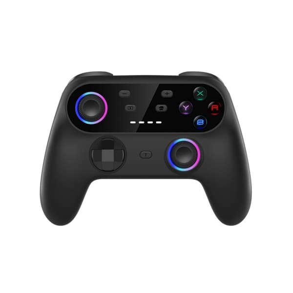 Hvit Streaming Spillkontroller for PS4 med 6-Akse Gyroskop & Lineære Knapper, Kompatibel med Android/iOS