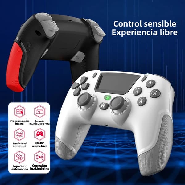 Grøn Q103 Bluetooth Trådløs Spilcontroller, Kompatibel med Switch Style, PS3, iOS, Android, PC