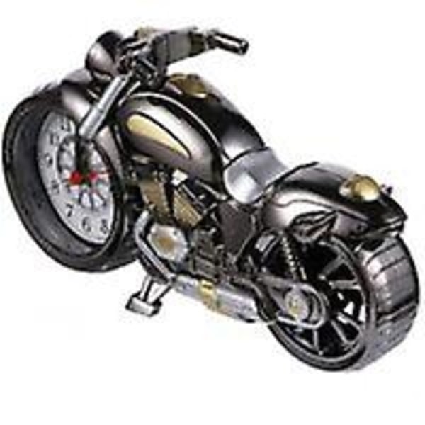 Kreativ motorcykelformad klocka Retro väckarklocka