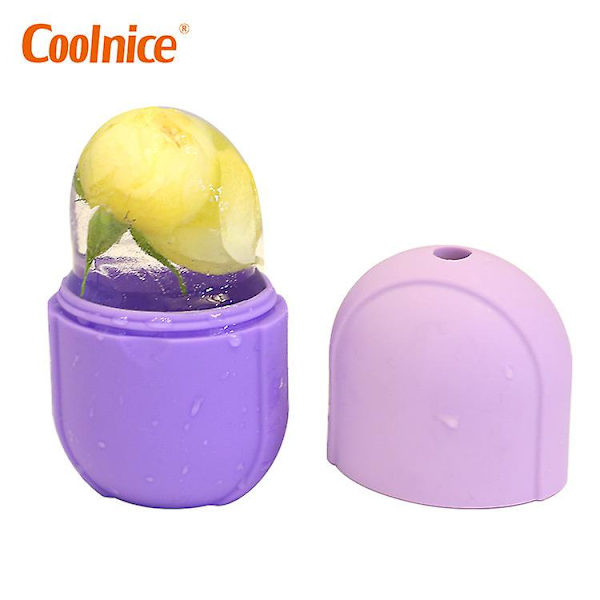 Ansigts-Is-Massager Is-Rulle purple