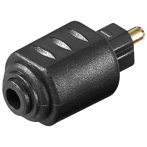 Toslink til Mini Toslink optisk fiberadapter SPDIF digital lydkonverter