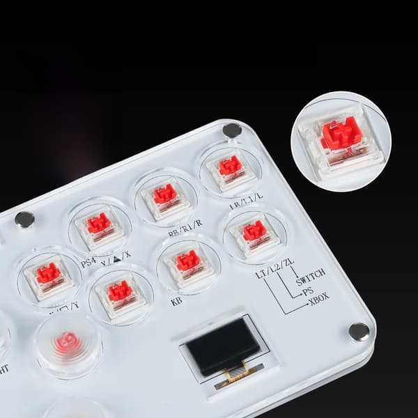 Trådløs Bluetooth Gamepad i æske, kompatibel med PS-konsoller, indbygget vibrationscontroller