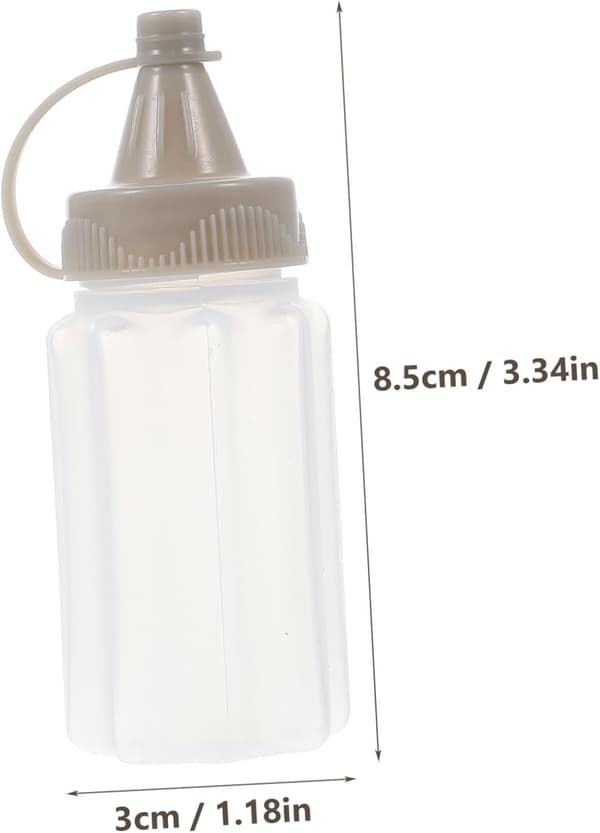 8 st Jam Squeeze Flaska Krydda Squeeze Flaskor Färg Squeeze Flaska Squeeze Squirt Krydda Flaskor Salladsdressing Behållare Sås Squee-14850