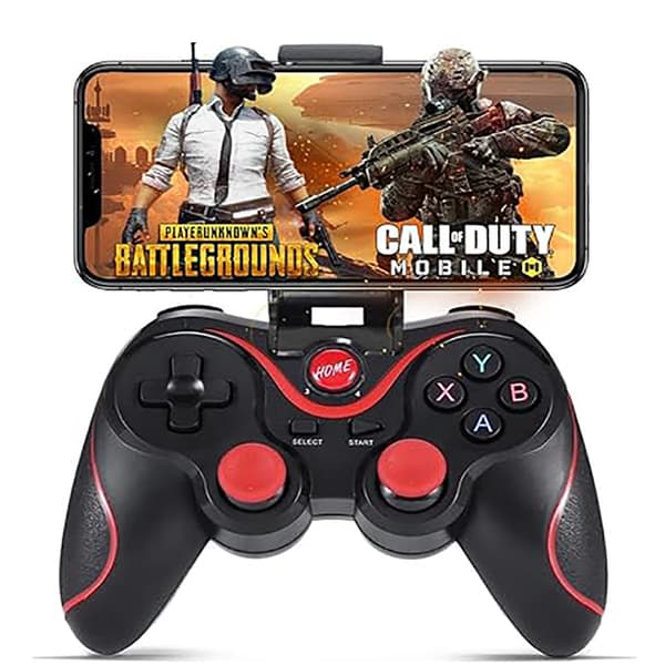 Sort trådløs spilcontroller kompatibel med Switch, Smart Screen, Hall Joystick, RGB, iOS Ready